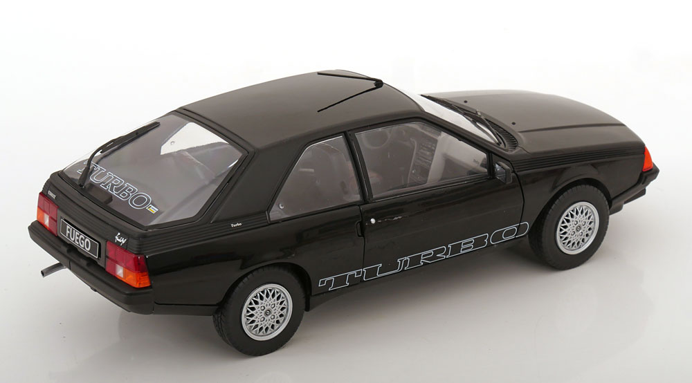 Renault Fuego Turbo 1980 Zwart 1-18 Solido