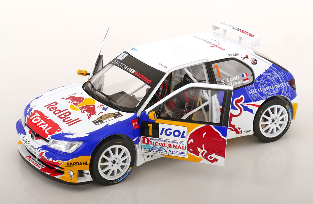 Peugeot 306 Maxi No.1, Rally du Var 2017 Loeb/Elena 1:18 Solido