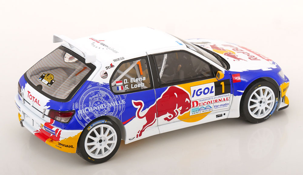 Peugeot 306 Maxi No.1, Rally du Var 2017 Loeb/Elena 1:18 Solido