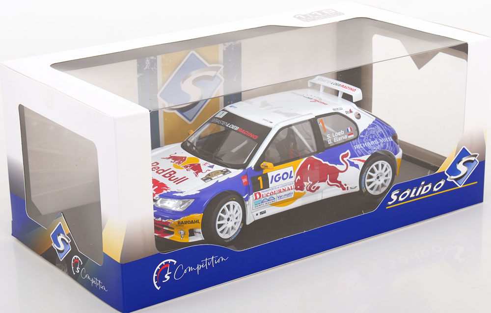 Peugeot 306 Maxi No.1, Rally du Var 2017 Loeb/Elena 1:18 Solido