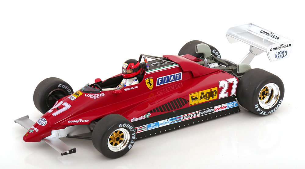 Ferrari 126 C2 #27 GP Belgian 1982 G.Villeneuve 1-18 MCG Models