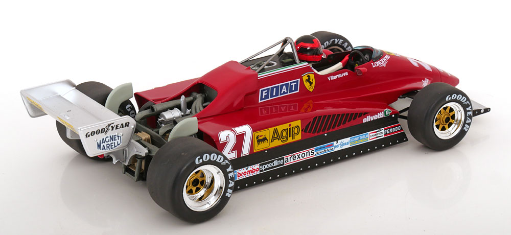 Ferrari 126 C2 #27 GP Belgian 1982 G.Villeneuve 1-18 MCG Models