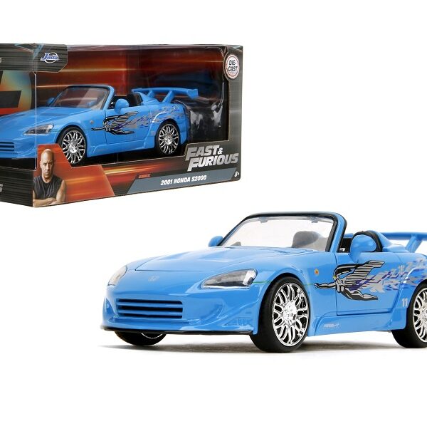 Honda S2000 2001 "Fast & Furious" Blauw 1-24 Jada Toys