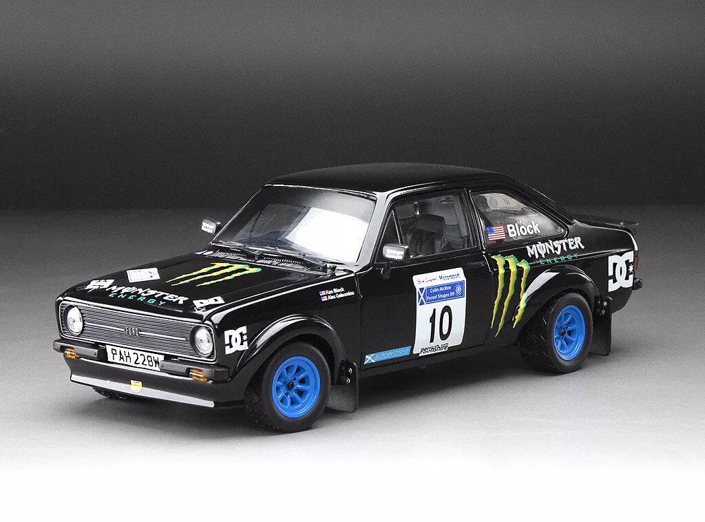 Ford Escort MKII #10 Rallye McRae Forest Stages 2008 "Monster" Ken Block 1-18 Sunstar Limited 1999 Pieces  