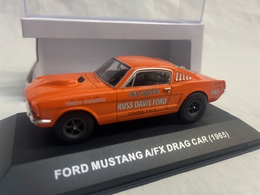 Ford Mustang A/FX Drag Car 1965 Oranje 1-43 Ixo Models