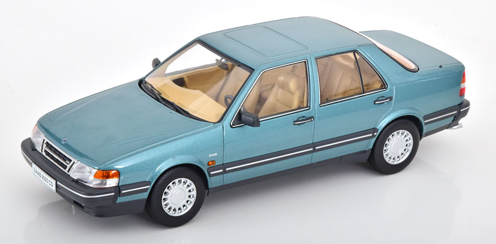 Saab 9000 CD 1990 Groen Metallic 1-18 Triple 9 Collection
