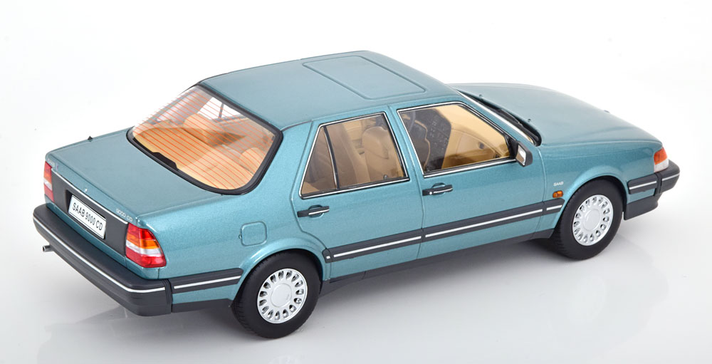 Saab 9000 CD 1990 Groen Metallic 1-18 Triple 9 Collection