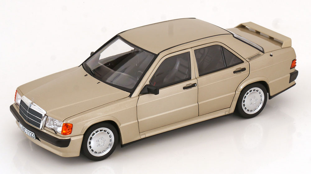 Mercedes-Benz 190 E 2.3 16V 1984 Zilvergoud Metallic 1-18 Norev