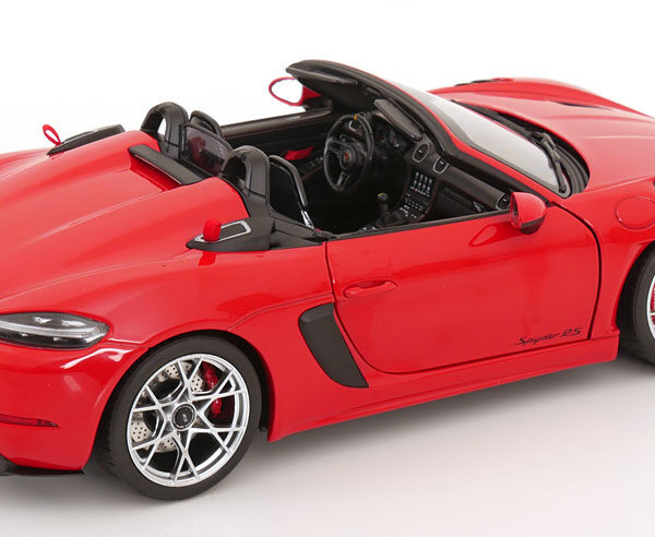 Porsche 718 Spyder RS 2023 “Weissach Package” Guards Red 1-18 Norev