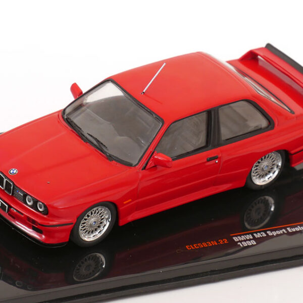 BMW M3 Sport Evolution 1990 Rood 1-43 Ixo Models