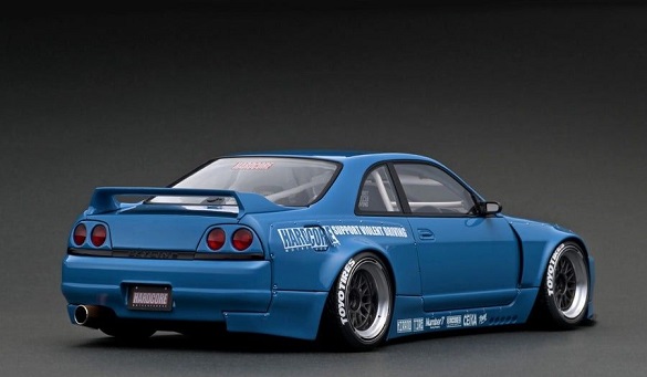 Nissan Skyline GT-R (R33) "Pandem" Blue 1-18 Ignition Models (Resin)