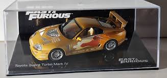 Toyota Supra Turbo Mark IV 1995 "Fast & Furious" Goud 1/43 Altaya Fast & Furious Collection