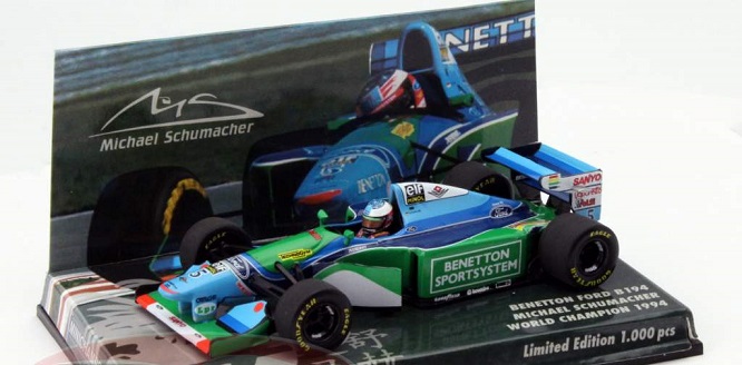 Benetton Ford #5 B194 World Champion 1994 Michael Schumacher 1-43