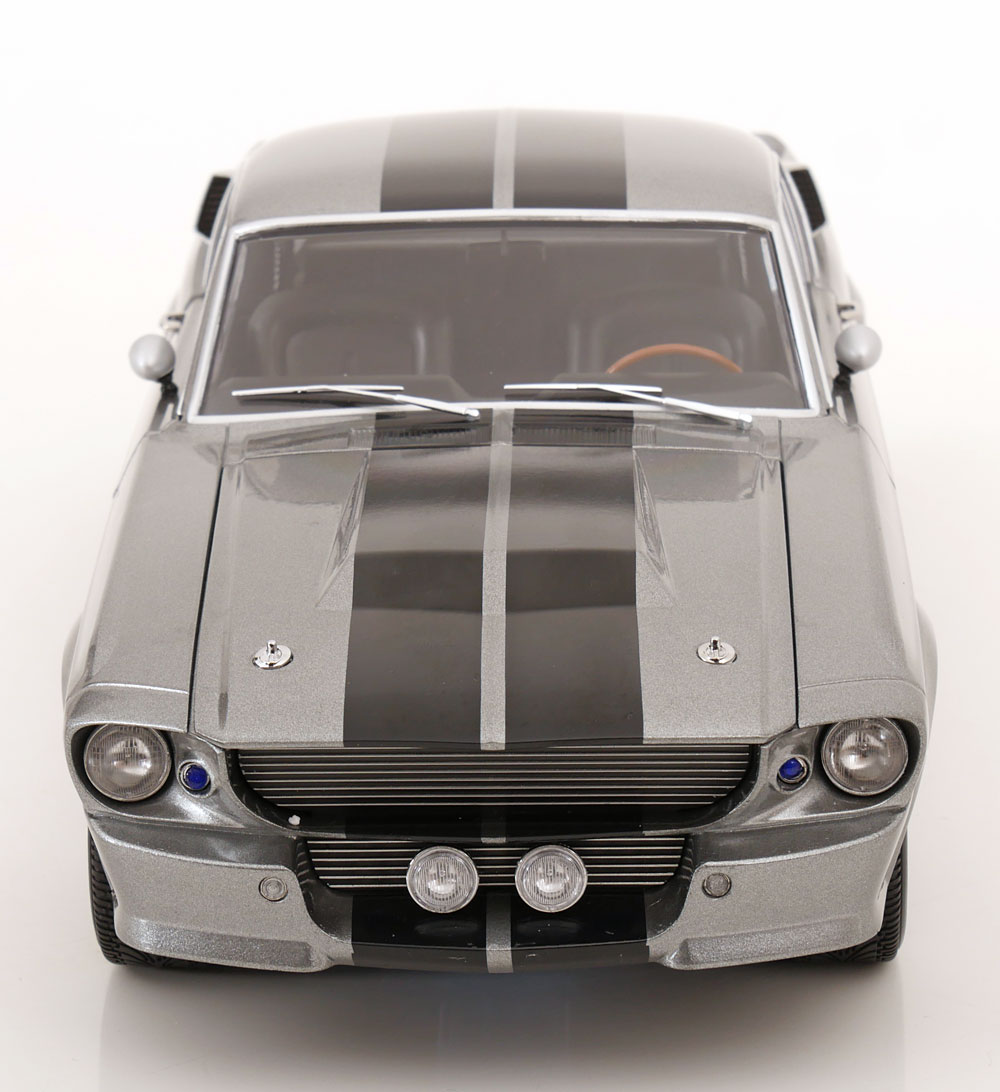 Ford Mustang Shelby GT500 1967 "Eleanor Gone in 60 Seconds" Grijs Metallic / Zwart 1-12 KK-Scale
