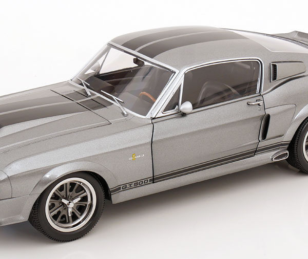 Ford Mustang Shelby GT500 1967 "Eleanor Gone in 60 Seconds" Grijs Metallic / Zwart 1-12 KK-Scale