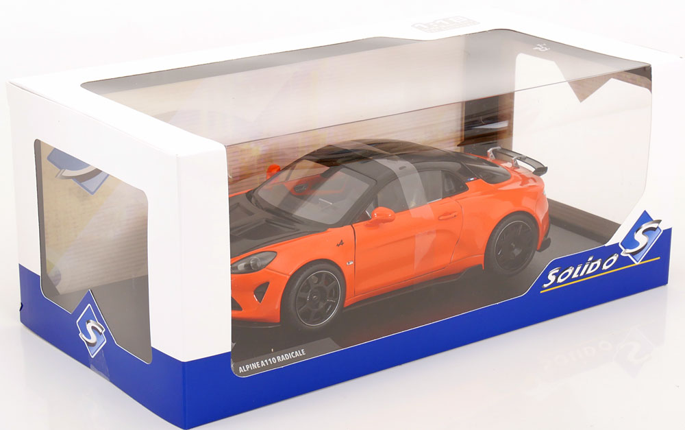 Alpine A110 Solido 1/18 – Radicale Orange 2024 – Neuve Sous Blister