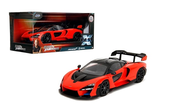 McLaren Senna “Fast & Furious X ” Rood / Zwart 1:24 Jada Toys