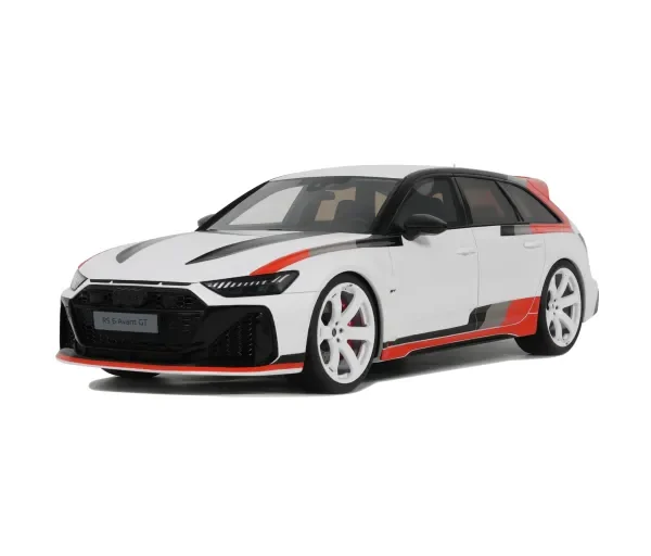 Audi RS6 GT 2024 (Arkona White) 1:18 GT-Spirit (Resin)