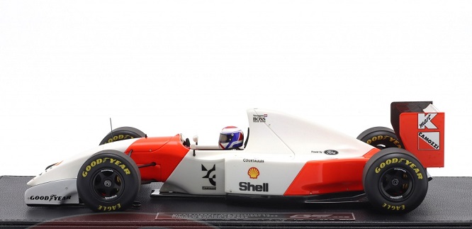 McLaren MP4/8 Test Silverstone F1 1993 Jos Verstappen ( Inkl.Vitrine) 1:18 GP Replicas Limited 100 Pieces