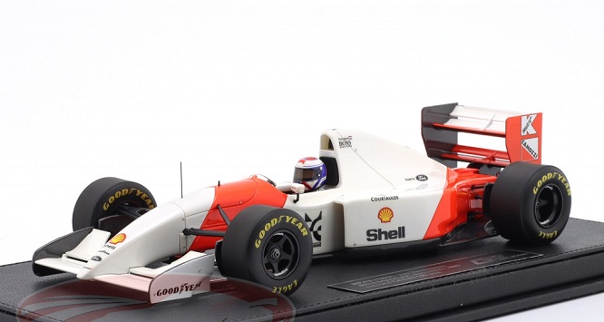 McLaren MP4/8 Test Silverstone F1 1993 Jos Verstappen ( Inkl.Vitrine) 1:18 GP Replicas Limited 100 Pieces