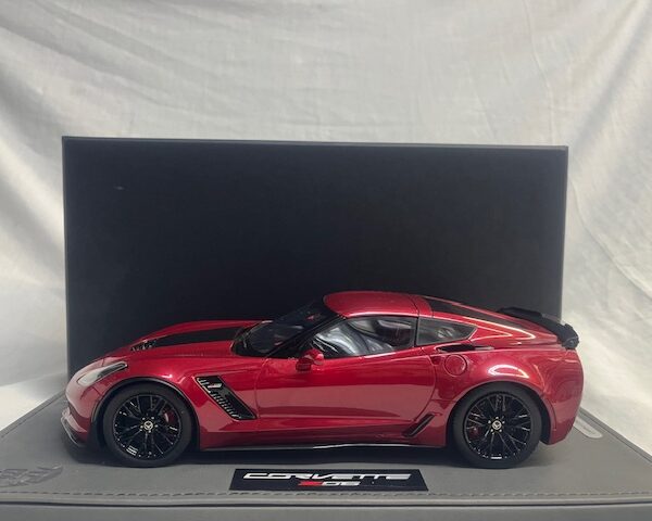 Chevrolet Corvette C7 Z06 2015 Cristal Red 1-18 BBR-Models Limited 150 Pieces