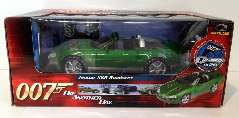 Jaguar XKR Roadster 2002 "James Bond 007 Die Another Day" Groen 1-18 ERTL