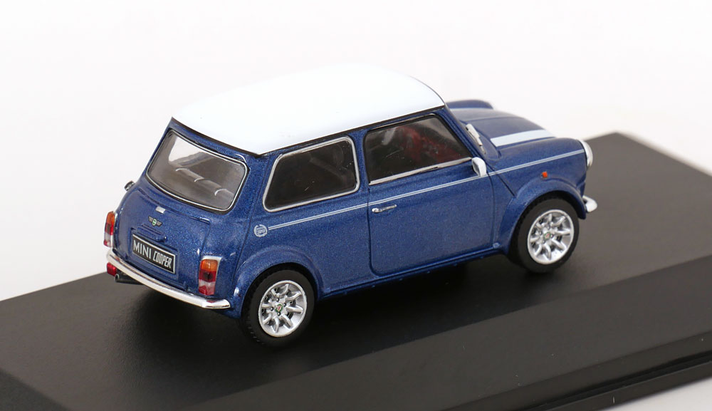 Mini Cooper S Sport 1994 Blauw Metallic / Wit 1-43 Solido