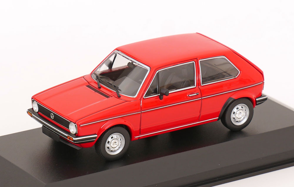 Volkswagen Golf I 1980 ( 3-Deurs ) Rood 1-43 Maxichamps