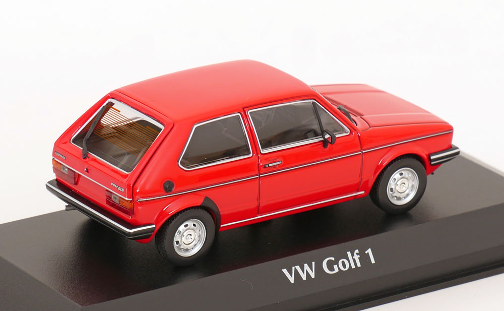 Volkswagen Golf I 1980 ( 3-Deurs ) Rood 1-43 Maxichamps