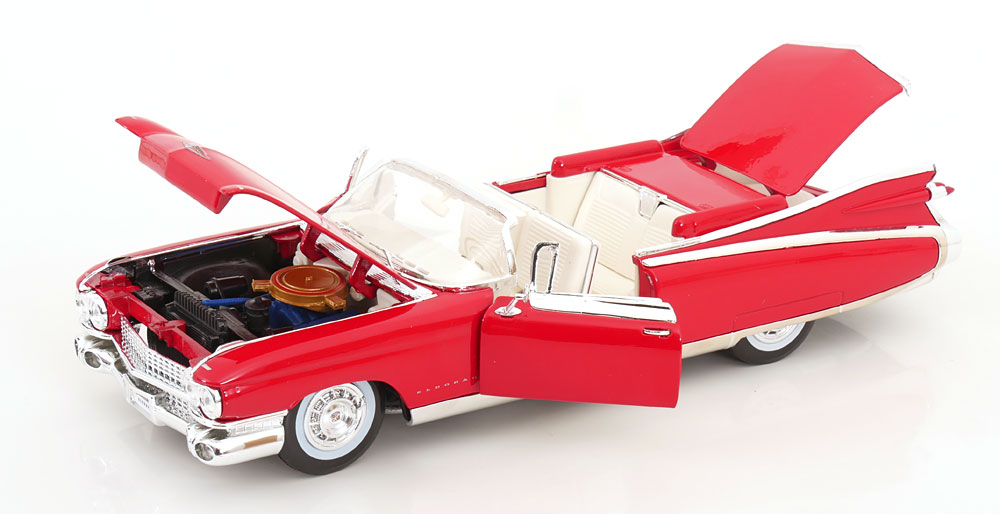 Cadillac Eldorado Biarritz 1959 Rood 1-18 Maisto