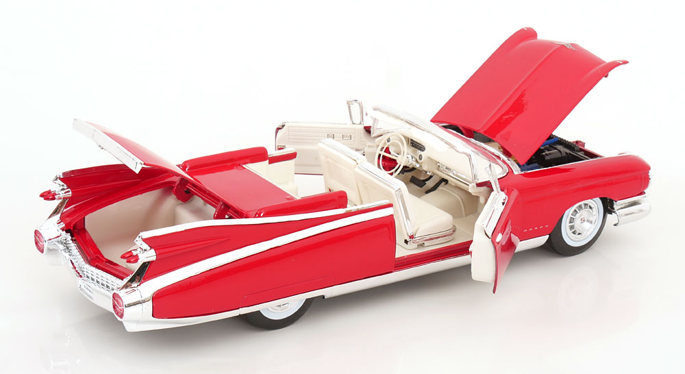 Cadillac Eldorado Biarritz 1959 Rood 1-18 Maisto