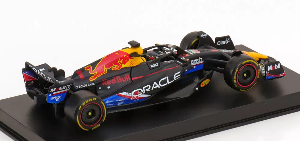 Oracle Red Bull Racing RB19 #1 Winner GP VS (Austin) 2023 Max Verstappen F1 World Champion 2023 1-43 Burago Racing Series