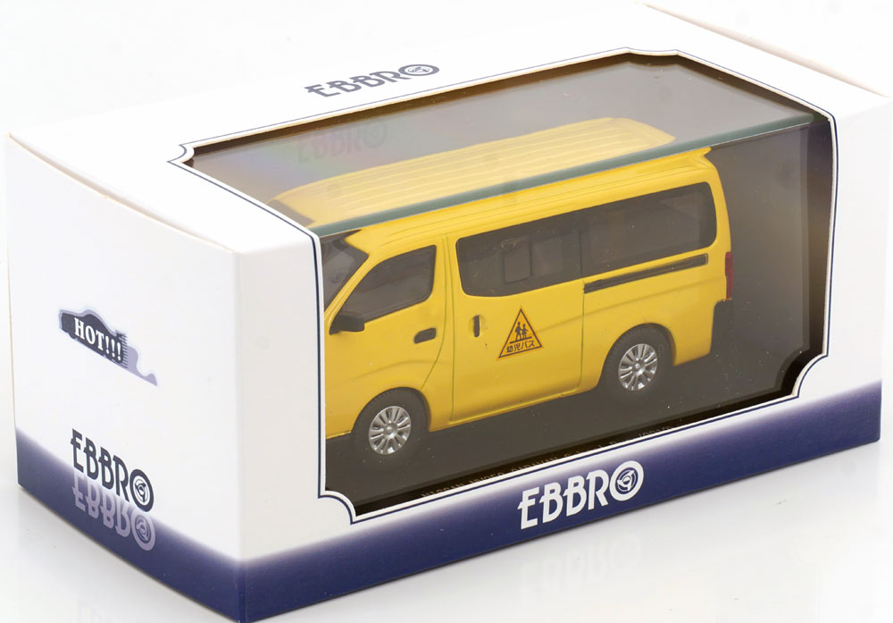 Nissan NV350 Caravan 2012 "School Bus" Geel 1-43 Ebbro