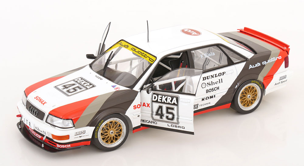 Audi V8 Quattro #45 DTM Champion 1991 Frank Biela 1:18 Werk83 (Collector's Box)