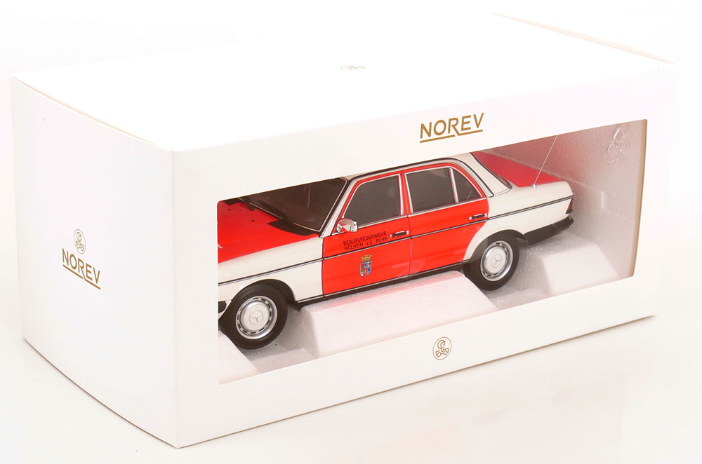 Mercedes-Benz 200 1984 "Emergency Ambulance Mülheim an der Ruhr" 1-18 Norev