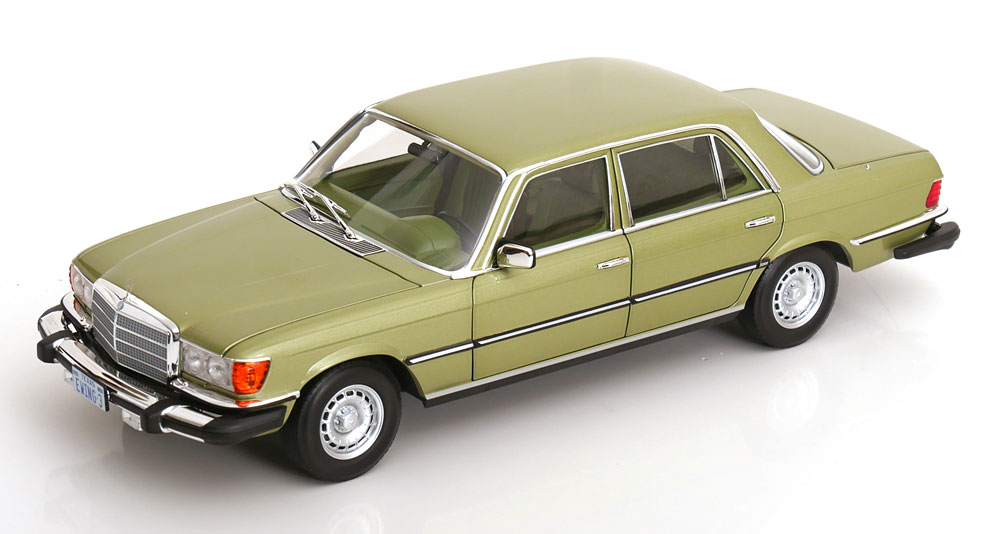 Mercedes-Benz 450 SEL 6.9 (W116) 1979 "J.R. Ewing, Dallas TV Series" Groen Metallic 1-18 Norev