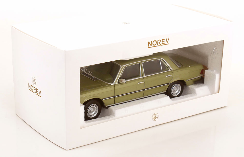 Mercedes-Benz 450 SEL 6.9 (W116) 1979 "J.R. Ewing, Dallas TV Series" Groen Metallic 1-18 Norev