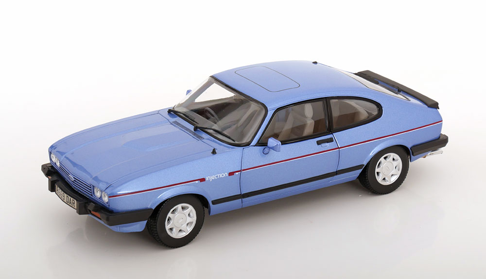 Ford Capri MK III 2.8 Injektion (RHD) 1984 Paris Blue Metallic 1-18 Norev