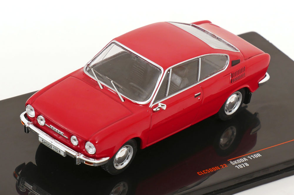 Skoda 110R 1978 Rood 1-43 Ixo Models