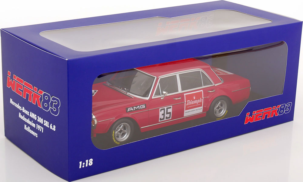 Mercedes-Benz 300 SEL 6.8 No.35, Hockenheim 1971 H.Kelleners 1-18 Werk83