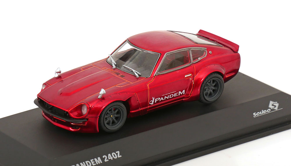 Datsun 240Z 1973 "Rocket Bunny" Rood Metallic 1-43 Solido