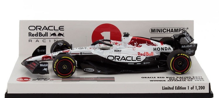 Oracle Red Bull Racing RB21 Winner Japanse GP 2025 Max Verstappen