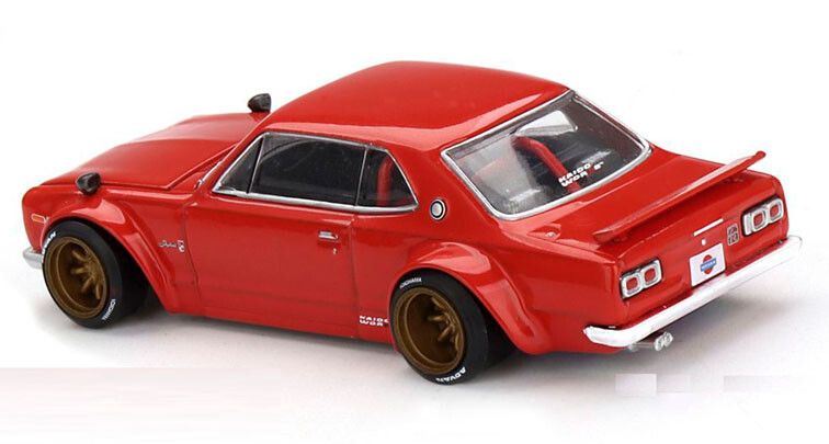 Nissan Skyline GT-R (KPGC10) 1969 Rood Metallic 1-64 Kaido House Street V1