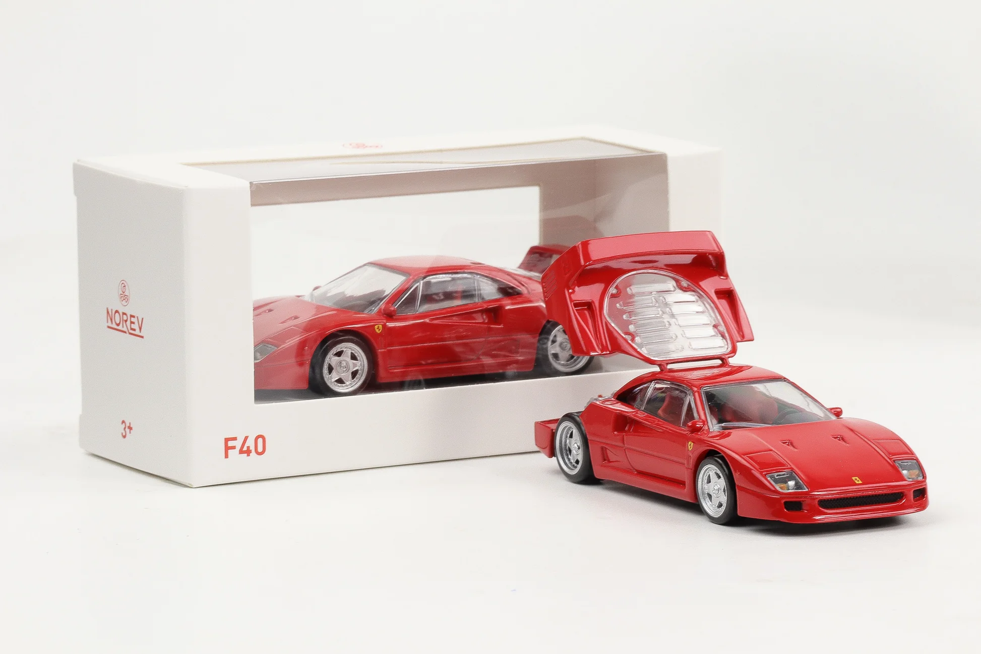Ferrari F40 1983 Rood 1:43 Norev Jet Car