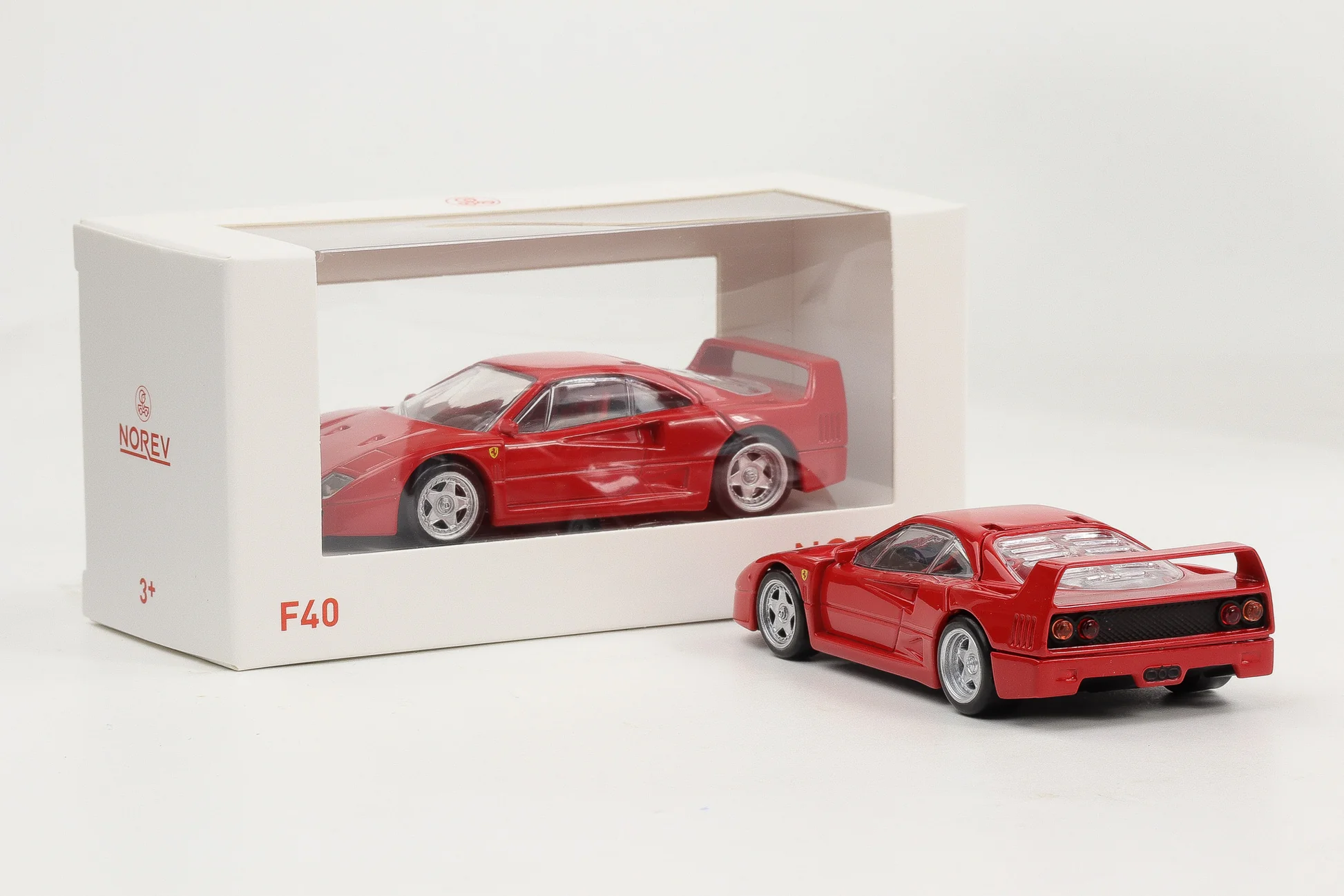 Ferrari F40 1983 Rood 1:43 Norev Jet Car