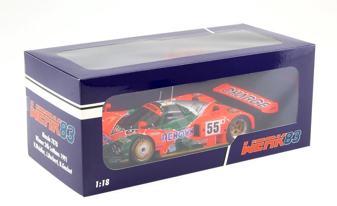 Mazda 787 B #55 Winner 24Hrs Le Mans 1991 Weidler/Herbert/Gachot 1-18 Werk83