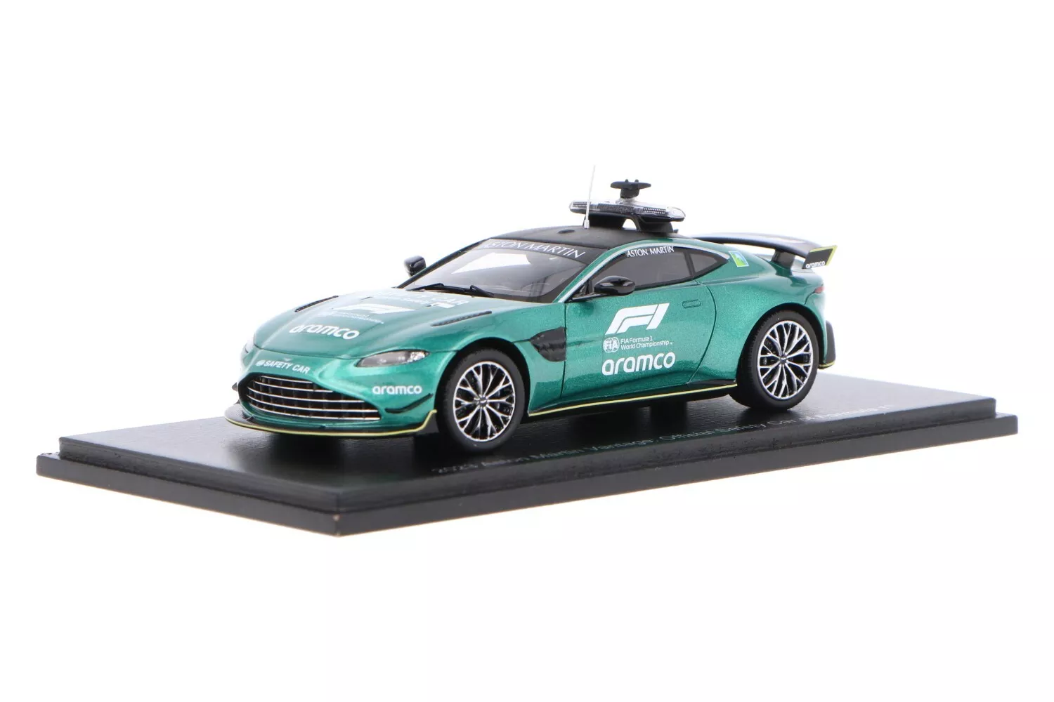 Aston Martin Vantage F1 2023 "Safety Car" Groen Metallic 1-43 Spark (Resin)