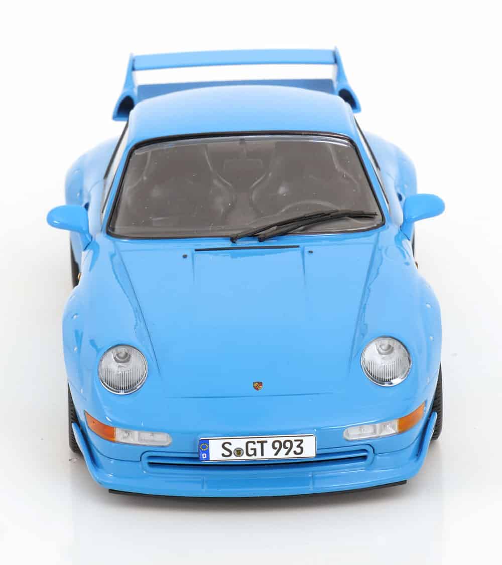 Porsche 911 (993) GT2 1996 (Speedline Velgen) Blauw 1-18 KK-Scale
